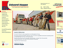 Tablet Screenshot of eduard-heppe.de